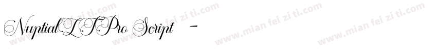 NuptialLTPro Script◆字体转换